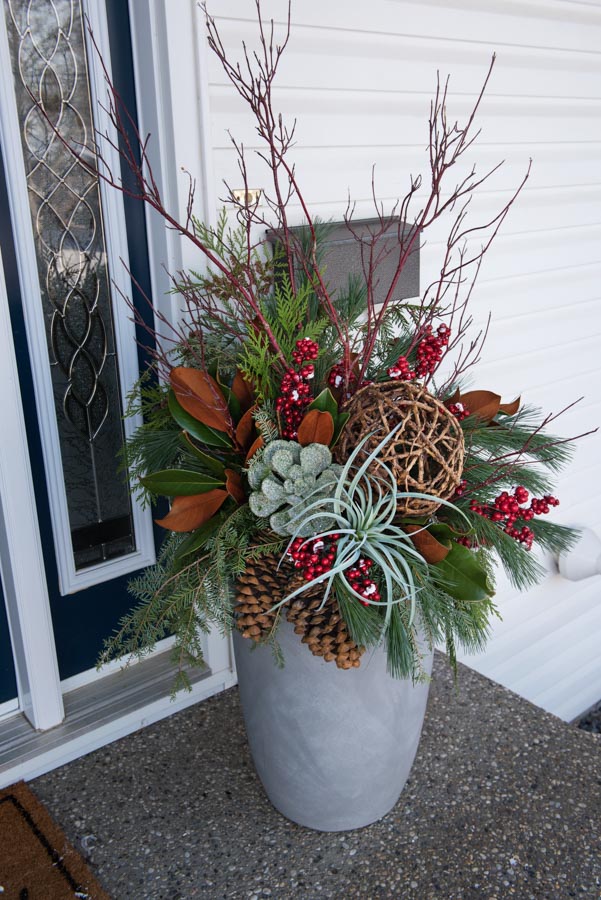 As Is Winter Berry Urn Filler by Valerie 